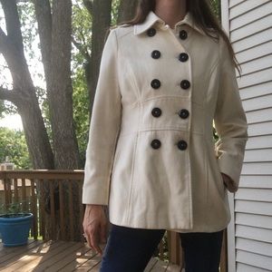 White Bromley Pea Coat